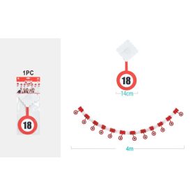 Family girland "18" 14cm/4m