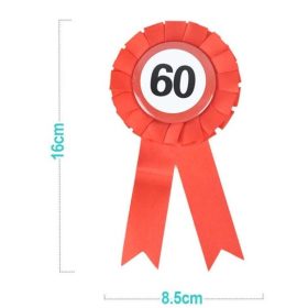 Family kitűző "60" 8,5x16cm