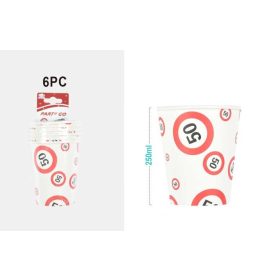 Family hârtiepahar "50" 250ml 6 buc