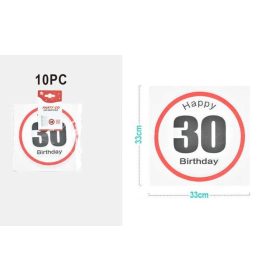 Family szalvéta "30" 33x33cm 10db-os