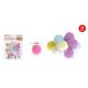 Family pompom multicolor 2cm 30 buc