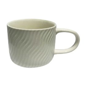 Family cană alb ceramică în material cu model 200ml