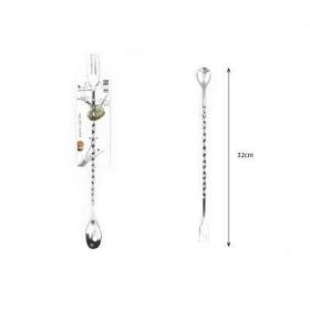 Family cocktailkeverő lingură metal 32cm