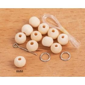 Family lemn bilă 8mm 40 buc