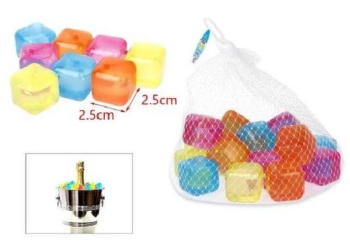 Family jégkocka 2,5CM többször használható vegyes színek 