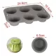 Family muffin formă de copt 24,5x16,5x3cm , diam.:6,5cm