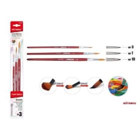 Family pensulă set 3 buc 3/7/10 nylon