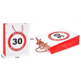 Family dísztasak 31x40x12cm "happy 30 birtday!"