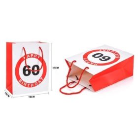 Family dísztasak 18x23x10cm "happy 60 birtday!"