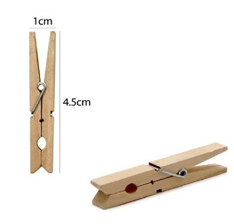 Family csipesz fa 4,5x1cm 48db/csom