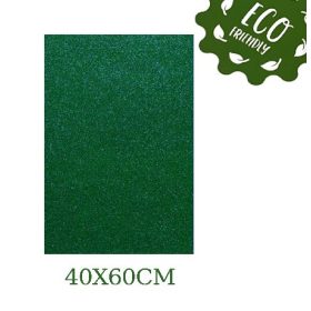   Family spumă decorativă sclipicios s.verde 10 buc/set 40x60cmx2mm