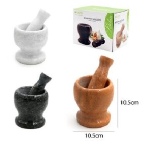 Family mozsár márvány 10,5x10,5cm 3f.