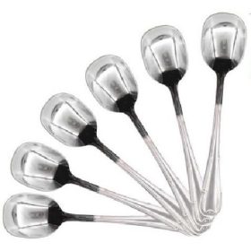 Family kanál fagylalt rm. fém 6db/csom 14,4cm virágos