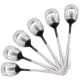 Family lingură fagylalt rm. metal 6 buc/set 14,4cm floareos