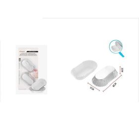 Family muffin forma hârtie argintiu 5x8cm 30 buc/set