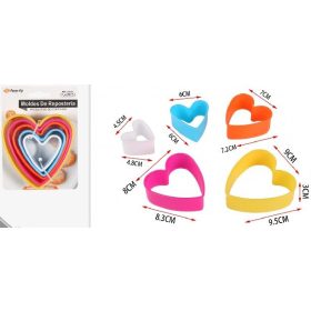 KISZÚRÓ 5DB-OS SZÍV ALAKÚ MAX:9X9,5X3CM
