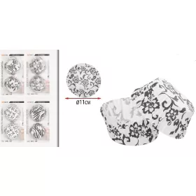 Family muffin hârtie 50 buc 4 modele minta diam.:11cm