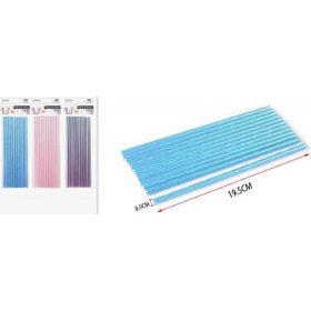 Family szívószál papír 3 féle szín 5mmX19,5cm