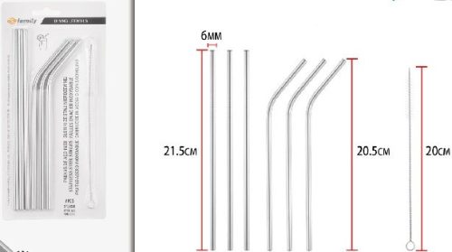 SZÍVÓSZÁL 21,5CMX6MM + KEFE 20CM