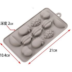 Family szilikon forma gyümülcsös 2x10,4x21cm