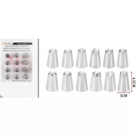 DISZÍTŐCSŐ SZETT 12DB-OS 4,5X3CM