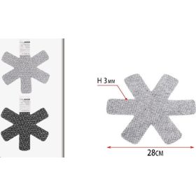 Family suport metalic hexagonal diam.:28cm gri