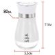 FŰSZERTARTÓ ÜVEG 80ML FEHÉR