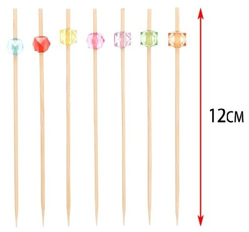 BAMBUSZ NYÁRS 12CM GYÜMÖLCS 15DB
