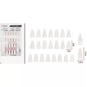   Family duză pentru decorare set plastic 22 buc 2X3cm, 2 buc 2,5X5,5cm