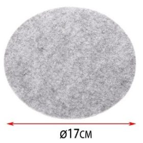 Family suport rotund 17cm gri deschis 4 buc