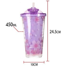 Family utazó bögre müa. cseresznyevirág 24,5x10cm 450ml