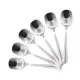 Family lingură fagylalt rm. metal 6 buc/set 14,4cm cu bordură