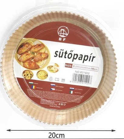 Family sütőpapír air fryer 20cm 50db kerek