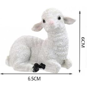 Family pascal decor bárány 6x6,5cm șezând