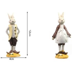 Family pascal decor iepure figura 12x4cm népviselet