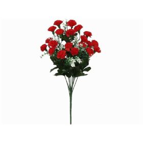 Family floare artificială garoafă csokor 50cm roșu