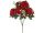 Family floare artificială trandafir csokor 45cm roșu culoare
