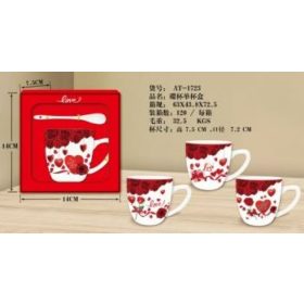 Family cană set ceramică 14x14x7,5cm 3 modele