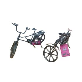 Family statuetă kerékpár metal