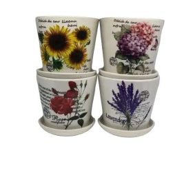 Family floarecserép kermámia 9,5x9,5cm