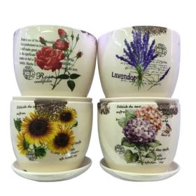 Family floarecserép ceramică 12,5x10,5cm