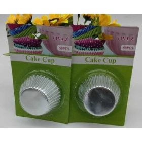 Family muffin papír 50db-os 7cm ezüst