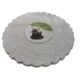 Family suport pentru tort 25CM ROTUND, ARGINTIU