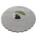 Family tortaalátét 25CM KEREK, EZÜST
