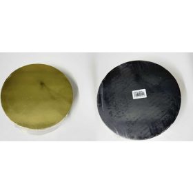 Family suport pentru tort rotund 25cm negru/auriu mixt