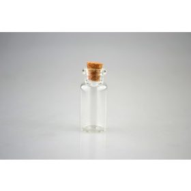 Family sticlăcse plută cu dop 16x50mm 24 buc/set