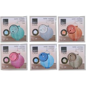 Family lampion 6culori led 20x28cm 2xaaa nemtart.