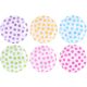 Family farfurie 18cm hârtie 6 buc 6 modele cu buline