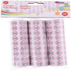 Family szerpentin 3 buc 30-as zi de naștere