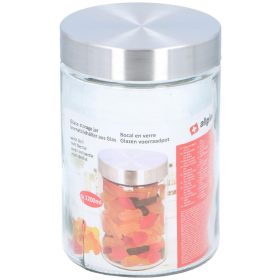 Family recipient sticlă cu capac 1,2l 11x17cm